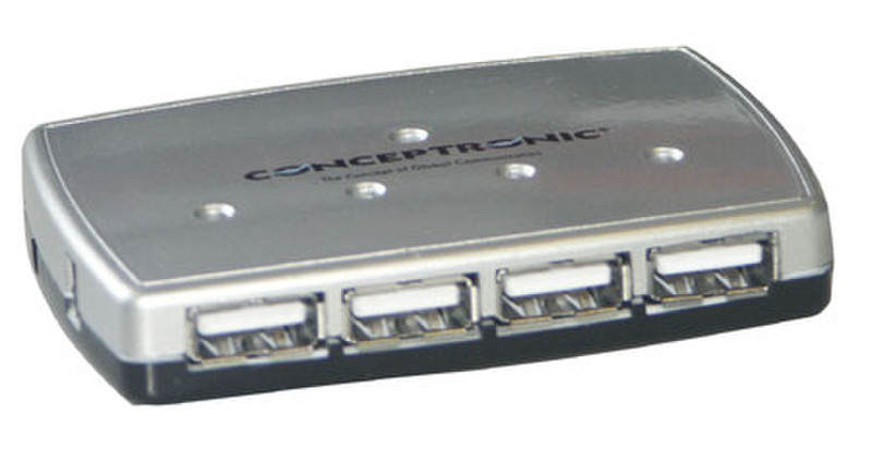 Conceptronic USB 2.0 4 port Pocket Hub 480Мбит/с хаб-разветвитель