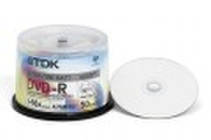 TDK DVD+R 4.7GB 16x 50pk Cake Box Printable