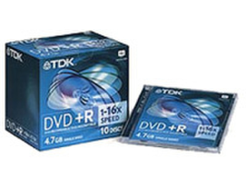 TDK DVD+R 4.7GB MED-10