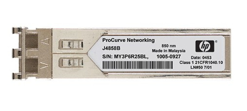Hewlett Packard Enterprise X121 1G SFP LC SX Transceiver network media converter