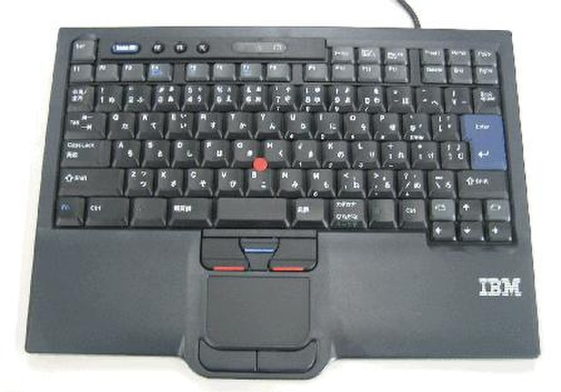 IBM Keyboard with Integrated Pointing Device - PS/2 - French PS/2 Черный клавиатура