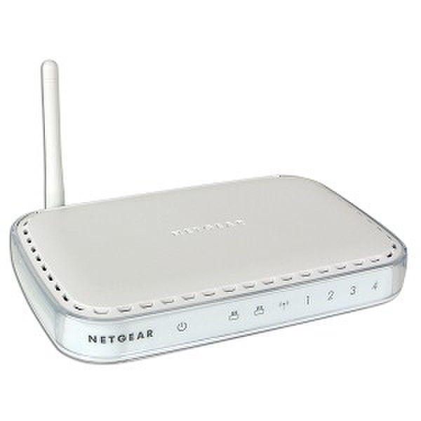 Netgear 54 Mbps Wireless Print Server w/ 4-port Switch Ethernet-LAN Druckserver