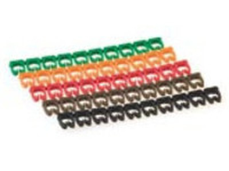 Microconnect CABLEMARK Разноцветный 100шт кабельный зажим