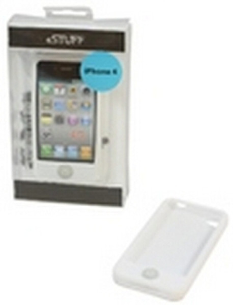 eSTUFF ES2103 Cover case Прозрачный, Белый чехол для мобильного телефона