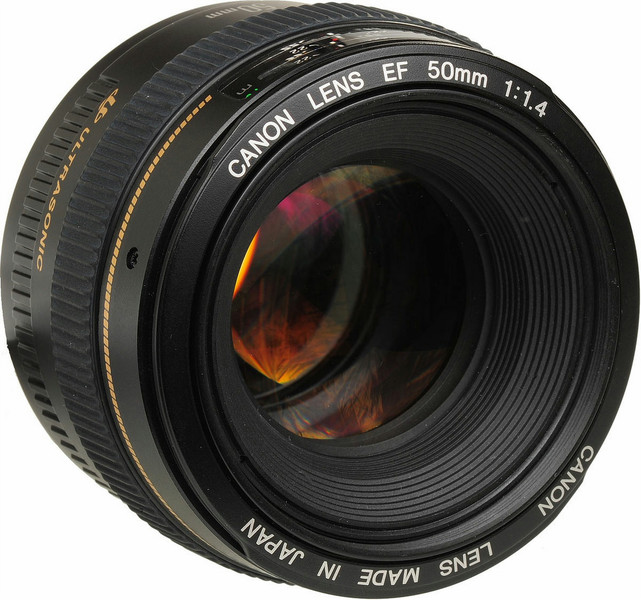 Canon EF 50mm f/1.4 USM SLR Telephoto lens Черный