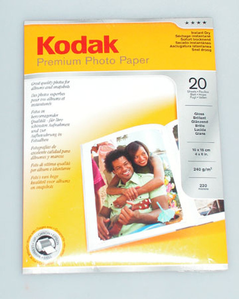 Kodak Premium Photo 20 - pk Glanz Druckerpapier