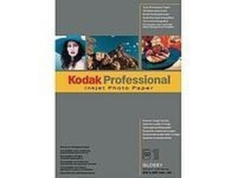 Kodak PROFESSIONAL Inkjet Photo Paper A4, Lustre Fotopapier