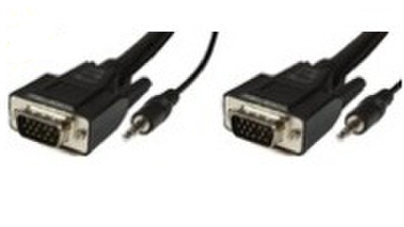 Microconnect MONGG2BMJ 2m VGA (D-Sub) VGA (D-Sub) Schwarz VGA-Kabel