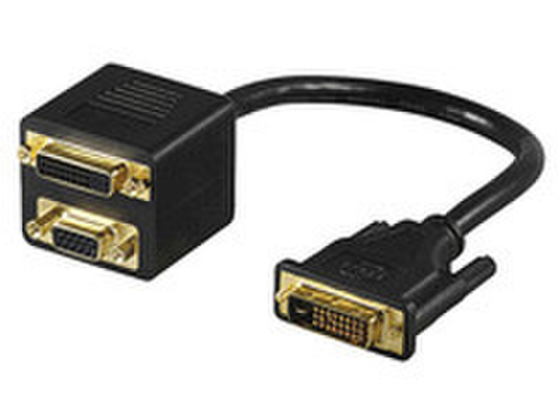 Microconnect MONJK3 DVI-I Black