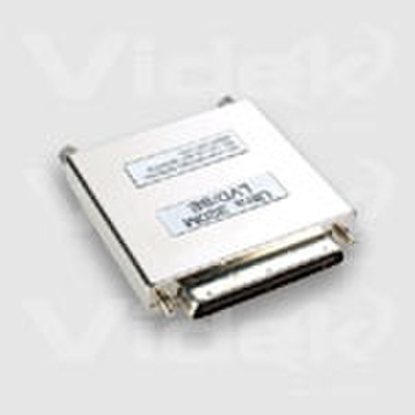 Videk SCSI Terminator VHDCI HP68C Male Ultra 320 LVD/SE Active White wire connector
