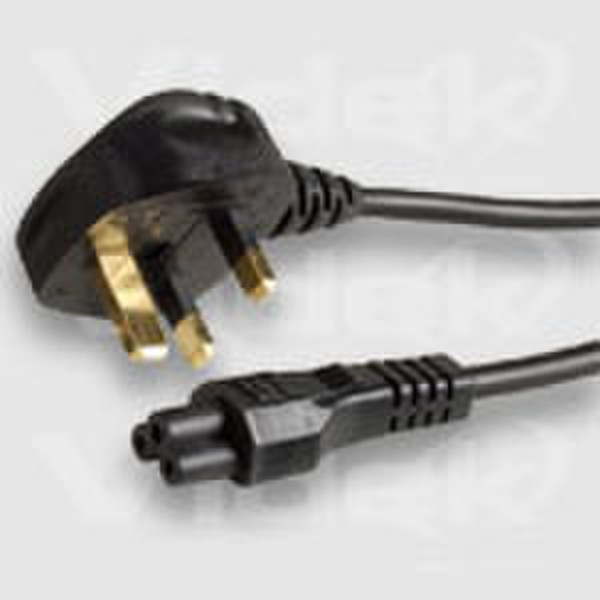 Videk C5 Connector / US 3 Pin M - 2M 2m Black power cable