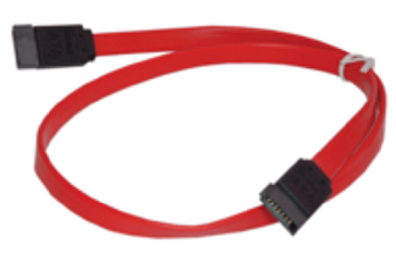 Microconnect 0.3m SATA 0.3m SATA II 7-pin SATA II 7-pin Rot SATA-Kabel