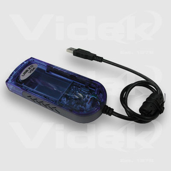 Videk USB to VGA Adapter USB 2.0 VGA Kabelschnittstellen-/adapter
