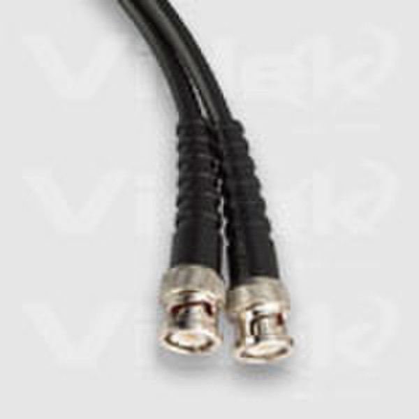 Videk RG59 BNC Plug to Plug Cable Cable 1m 1m BNC BNC Schwarz Koaxialkabel