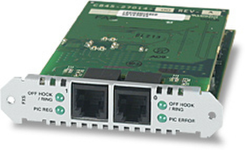 Allied Telesis Port Interface Card (PIC), 2x VOIP (FXS) voice network module