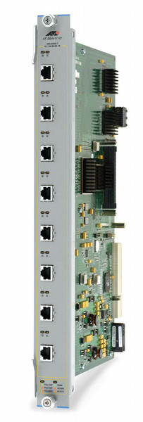 Allied Telesis 8-port 10/100/1000BASE-T Card Internal 1Gbit/s network switch component