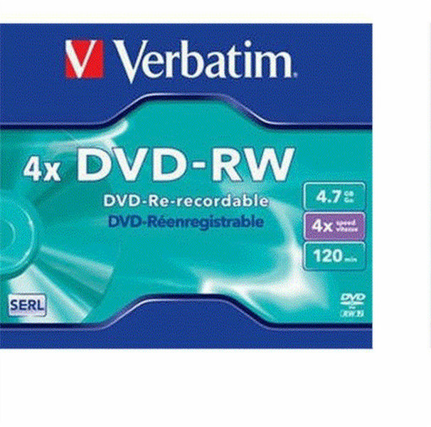 Verbatim DVD-RW, 4.7GB 4.7GB DVD-R 20pc(s)