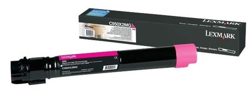 Lexmark C950X2MG 24000pages Magenta laser toner & cartridge