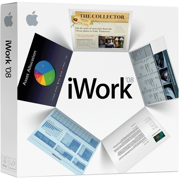 Apple iWork '08 EN CD 1пользов. ENG