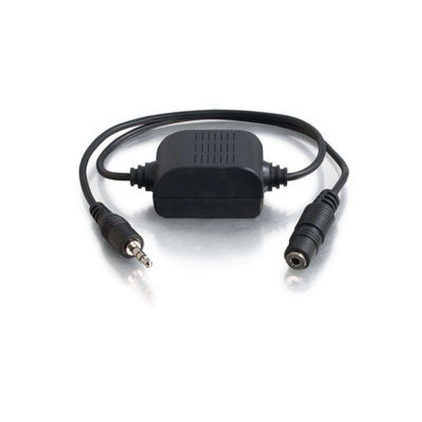 C2G 40000 3.5mm 3.5mm Black cable interface/gender adapter
