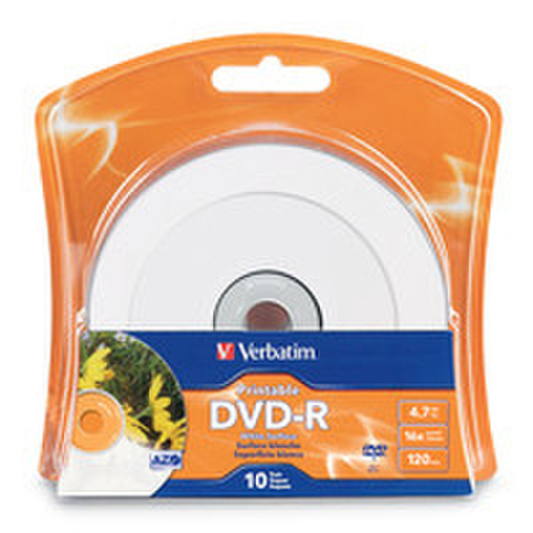 Verbatim 96936 4.7ГБ DVD-R 10шт чистый DVD