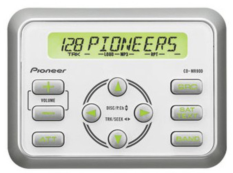 Pioneer CD-MR80D Нажимные кнопки Cеребряный пульт дистанционного управления
