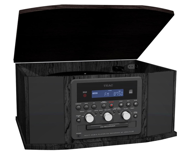 TEAC GF-550 Belt-drive audio turntable Schwarz Plattenspieler