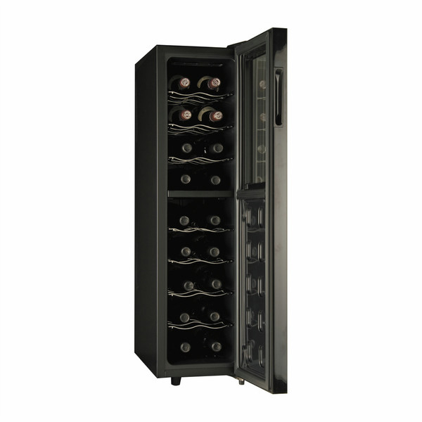 Haier HVTSM18DABB Отдельностоящий Термоэлектрический винный шкаф Черный wine cooler