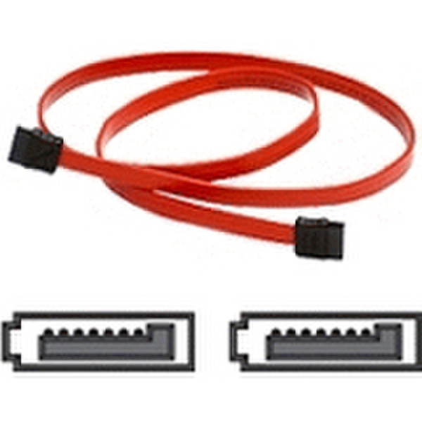 Supermicro 70cm SATA M/M 0.7м SATA SATA Красный кабель SATA