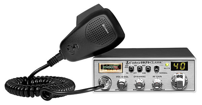 Cobra 25 LTD Classic 40channels 26.965 - 27.405MHz two-way radio