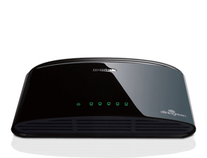 D-Link DGS-1005G Управляемый Черный сетевой коммутатор