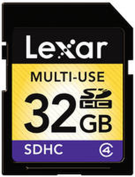Lexar SDHC 32ГБ SDHC Class 4 карта памяти