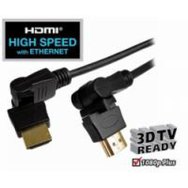 Cables Unlimited PCM-2299-R12 3.66m HDMI HDMI Black