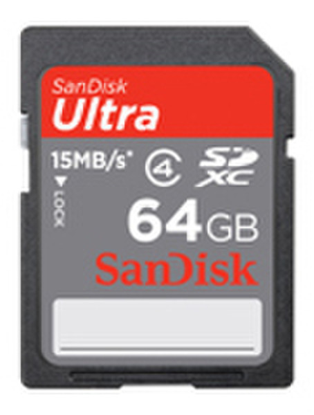 Sandisk Ultra SDXC 64GB SDXC Class 4 memory card
