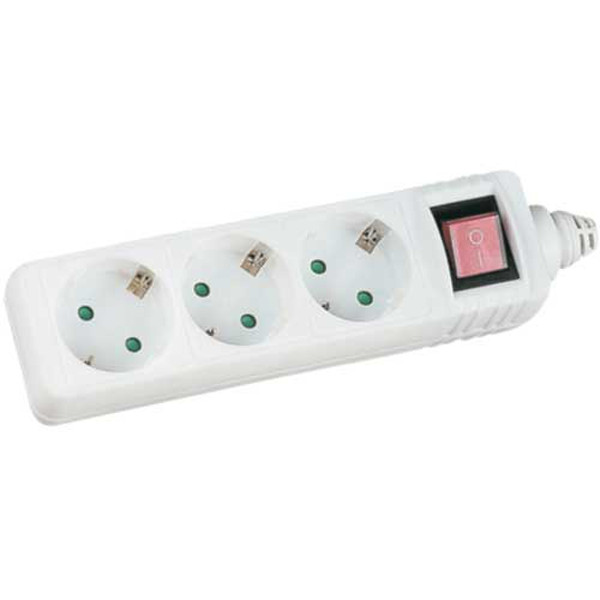 InLine 16431T 3AC outlet(s) 230V 1.5m White surge protector