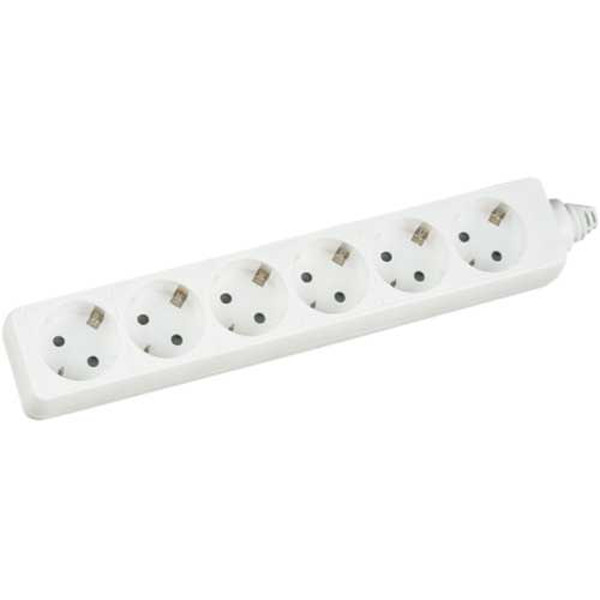 InLine 16461W 6AC outlet(s) 230V 1.4m White surge protector