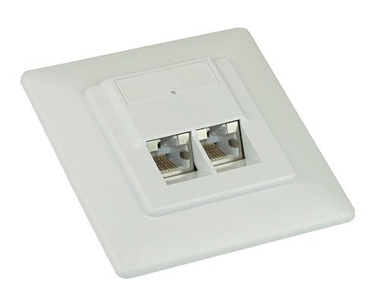 InLine 75603P White outlet box