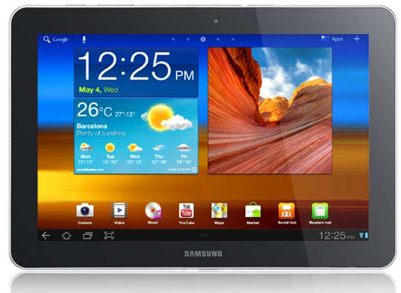 Samsung Galaxy Tab 10.1 16ГБ 3G Черный, Белый планшетный компьютер