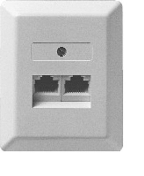 ZE Kommunikationstechnik UAE 8/8 (4)+R AP White outlet box