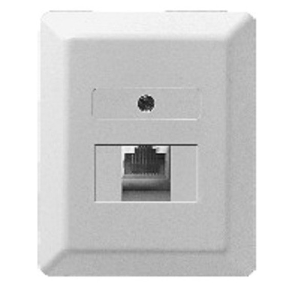 ZE Kommunikationstechnik UAE 8 (4)+RS AP White outlet box