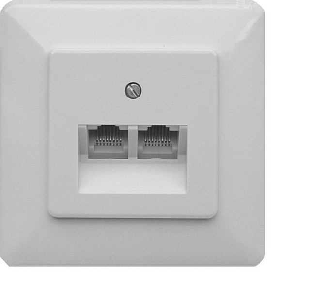 ZE Kommunikationstechnik UAE 8/8 (4)+R UP White outlet box