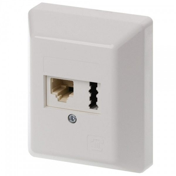 ZE Kommunikationstechnik 133 111 01 TAE White socket-outlet
