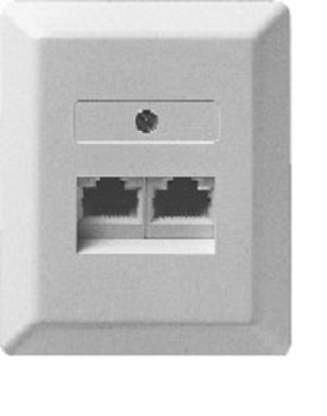 ZE Kommunikationstechnik UAE 8/8 (4) AP White outlet box