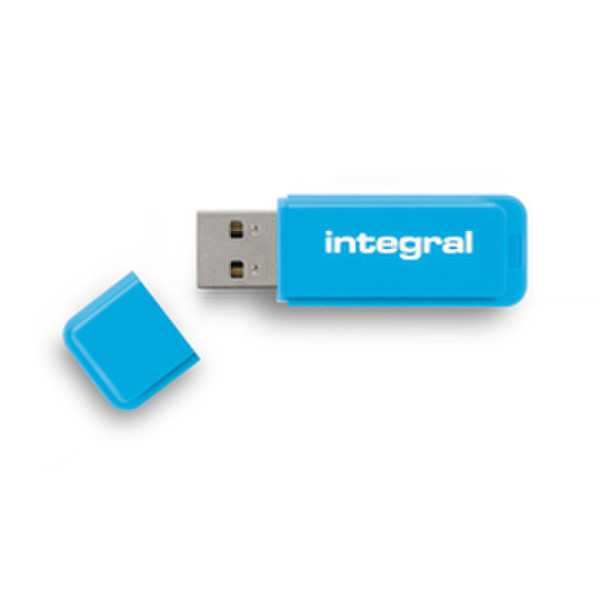 Integral Neon 32ГБ USB 2.0 Type-A Синий USB флеш накопитель