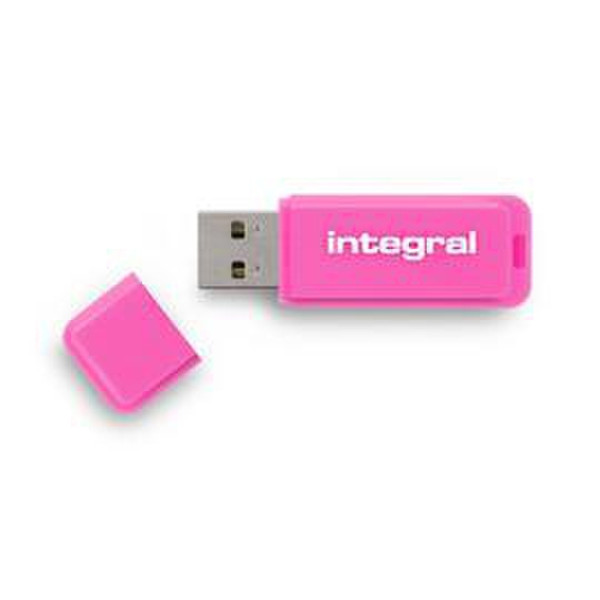 Integral Neon 32GB USB 2.0 Type-A Pink USB flash drive