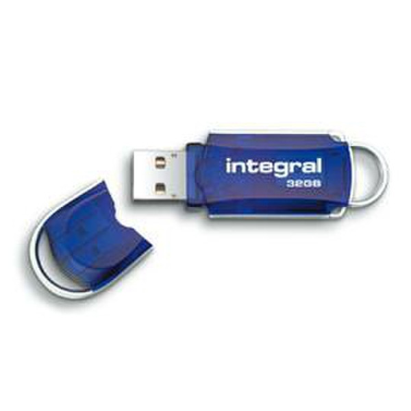 Integral Courier 64ГБ USB 2.0 Type-A Синий USB флеш накопитель