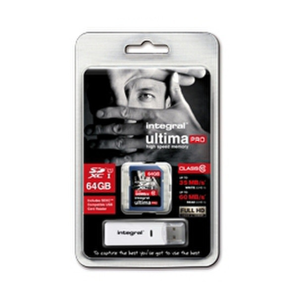 Integral UltimaPro 64GB SDXC Klasse 10 Speicherkarte