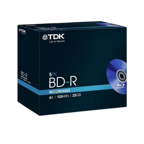 TDK 5 x BD-R 25GB