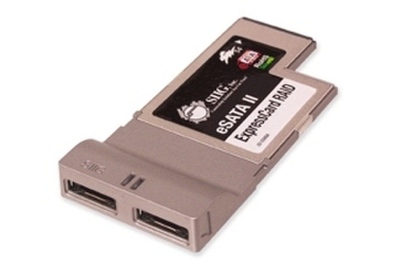 Sigma Siig eSATA II ExpressCard RAID Adapter interface cards/adapter