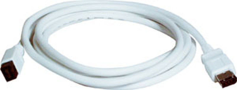 Sigma FireWire 800 9-6 Cable 2m Weiß Firewire-Kabel